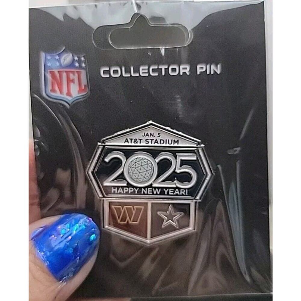 Dallas Cowboys VS Washington Commanders AT&T Stadium Game Day Lapel Pin 01/05/25